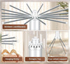 Portable Clothes Drying Rack - رف تجفيف الملابس المحمول