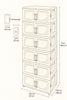 5 STOREY STORAGE CABINATE- دولاب تخزين 5 طوابق